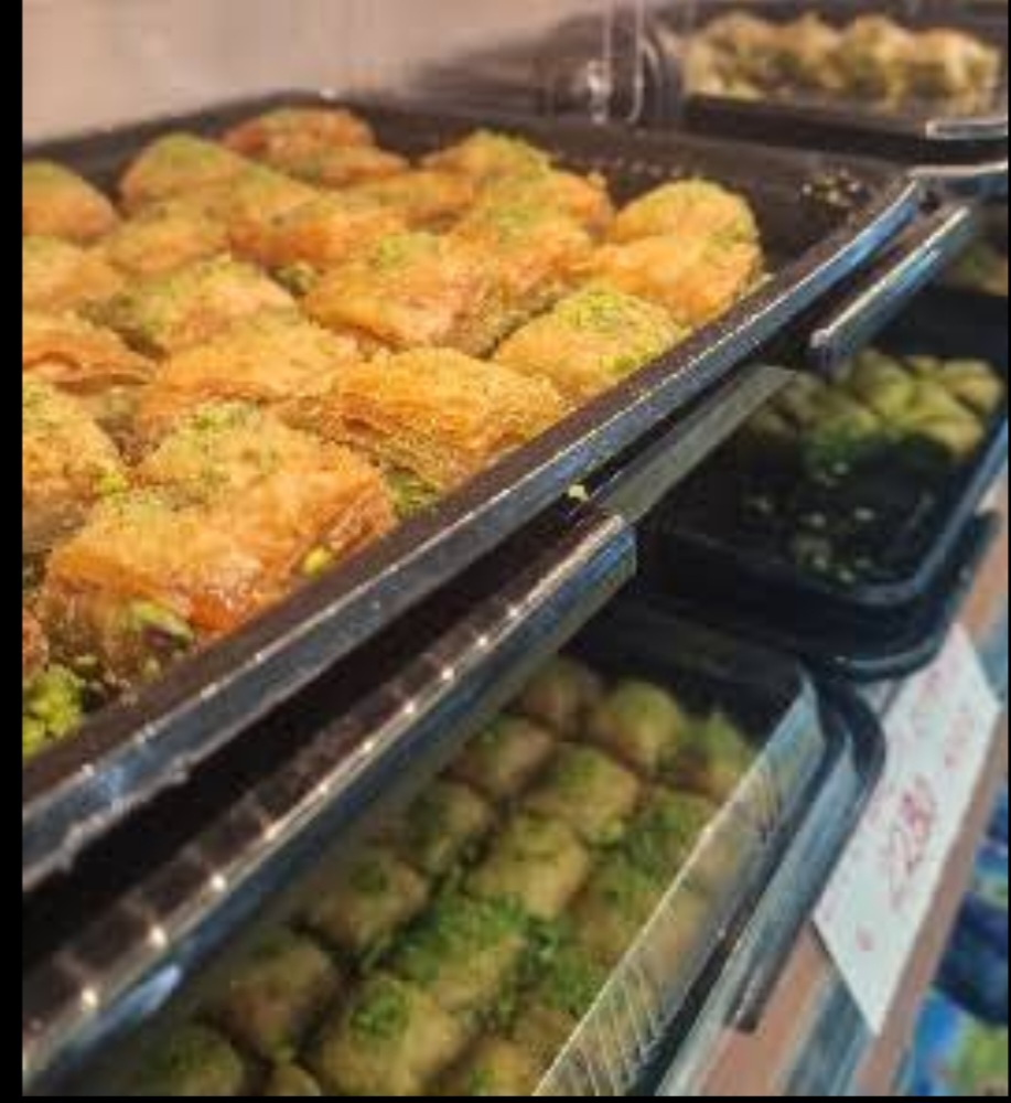 Fresh baklava